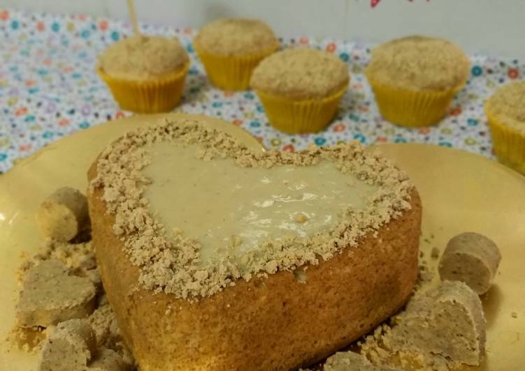 Bolo de amendoim e paçoca