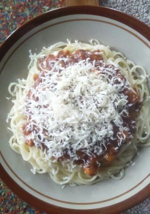 Foto resep Spagetti la fonte saus barbeque