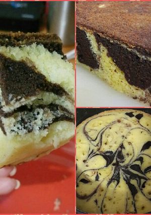 Foto resep Marmer cake (rice cooker miyako 6 in 1)