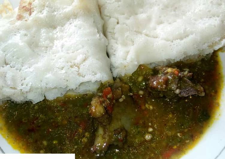 Recipe of Perfect Sinasir with okro soup