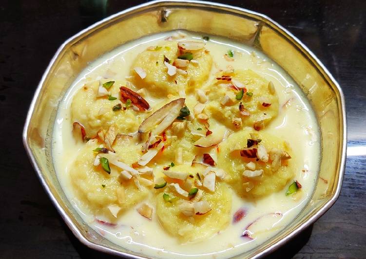 Steps to Make Super Quick Homemade Keshar Rasmalai