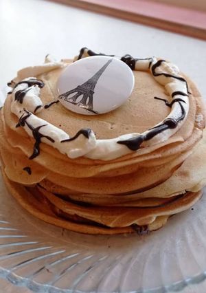 عکسی از دستور پنکیک😍(pancakes)