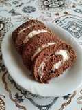 Rotolo di biscuit al cacao