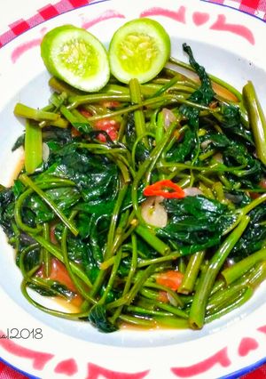 Foto resep Tumis kangkung terasi #bandung_RecookReniewisra
