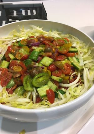 Una foto de Ensalada de endivia