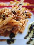 Caserecce con crema di zucca, castagne, tartufo e nocciole