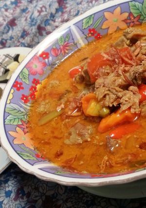 Foto resep Lontong Kari Daging Sapi