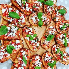 A picture of Bruschetta.