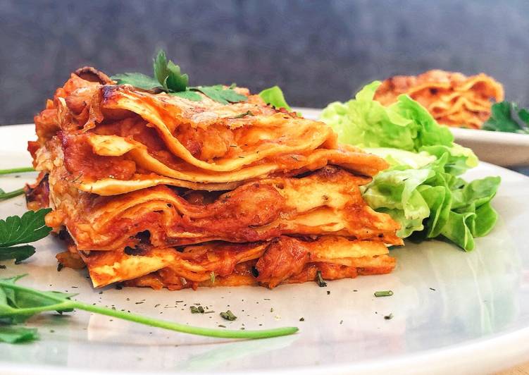 Étapes pour Préparer Fait maison Lasagne Vegan