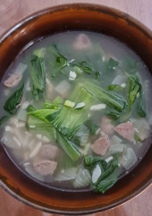 Foto resep Cah Sawi Daging (tanpa minyak)