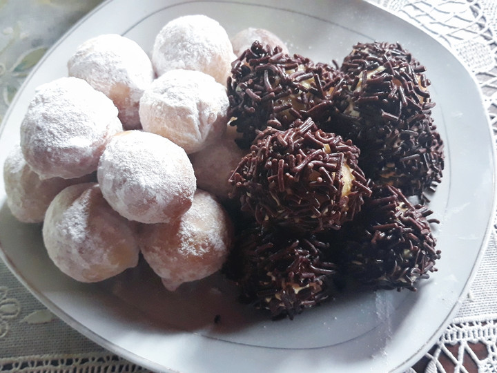 Langkah Mudah untuk Membuat 19. DONAT MINI / DONAT GUNTING yang Lezat