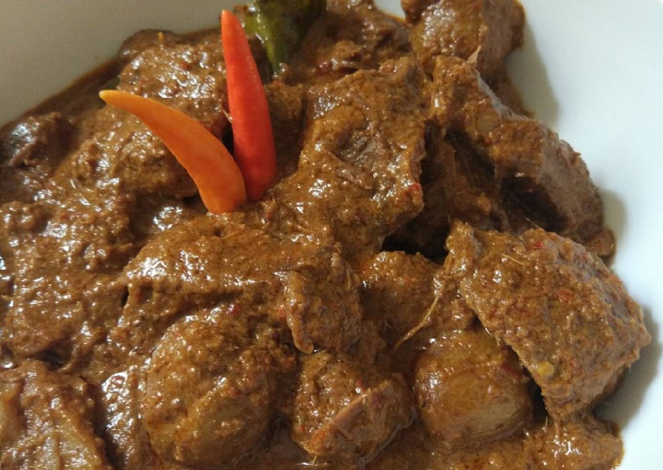 Rendang Daging Sapi- Rice Cooker / magic com