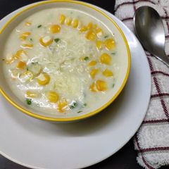 A picture of Corn cheese chowder.