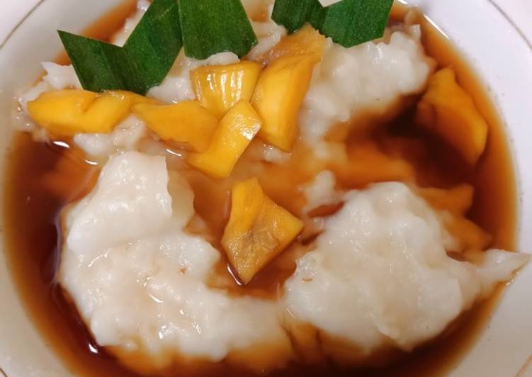 Bubur sumsum kuah kinca nangka Bubur sumsum kuah kinca nangka