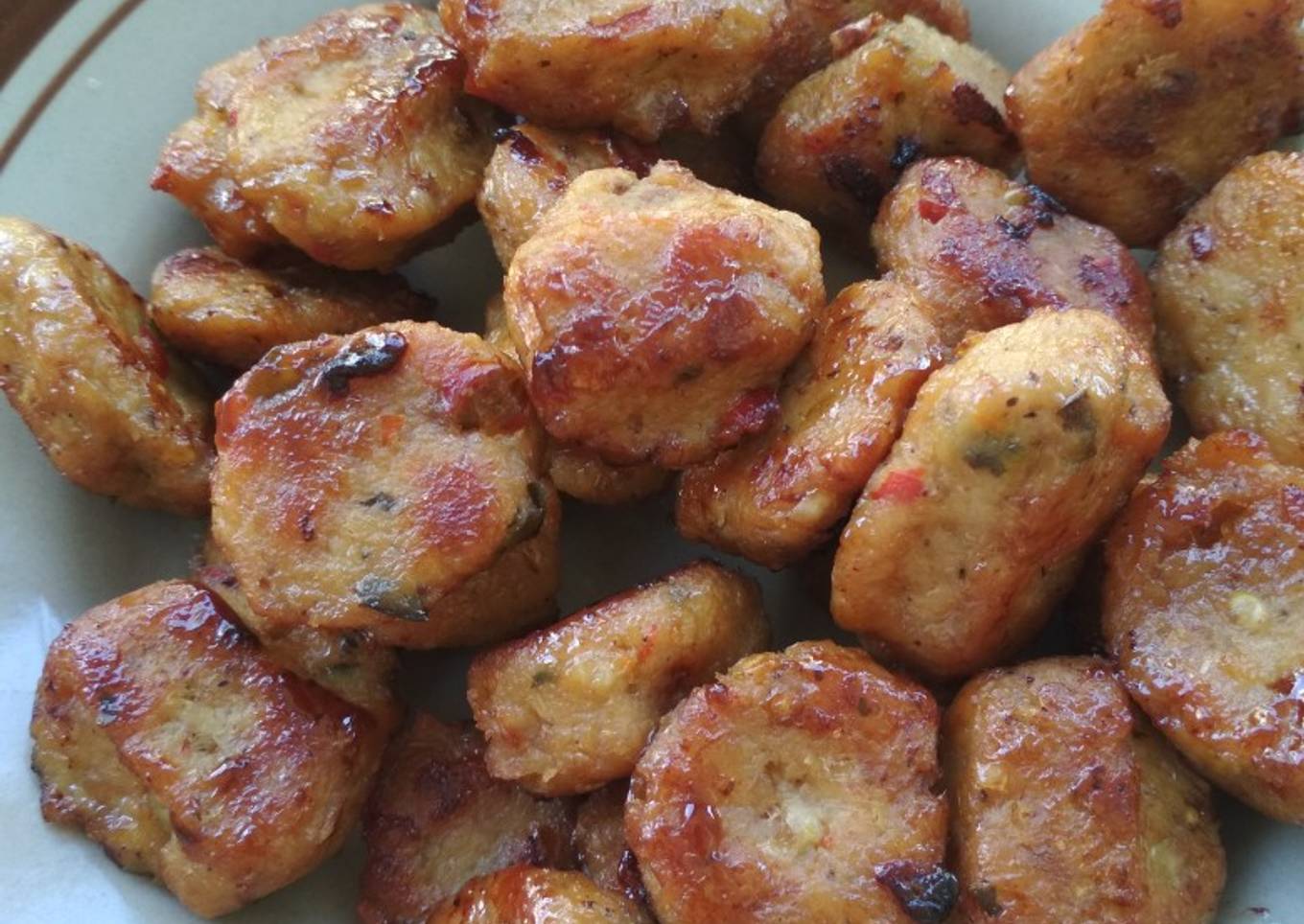 Calo Ayam Khas Bali (Sate Lilit Goreng)