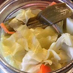 A picture of California Farm Quick Pickled Curtido Cole Slaw.