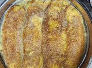 Una foto de postre de vainillas con caramelo