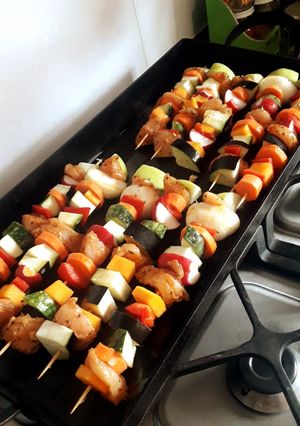 Una foto de Brochette saludable