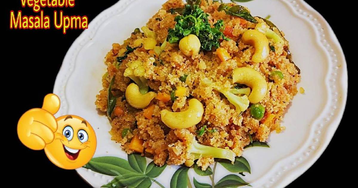 Vegetable Masala Upma Recipe by Sunita Sahu Cookpad