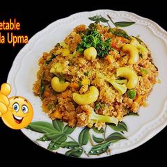 A picture of Vegetable Masala Upma.