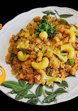 A picture of Vegetable Masala Upma.