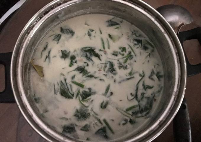 Sayur bobor bayam jipang seger