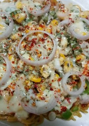 A picture of Maggi Pizza.