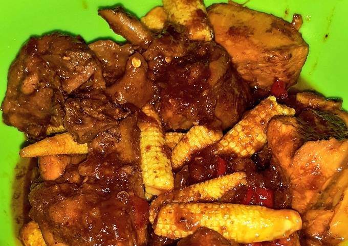 Resep Ayam Kecap Manis Simple Oleh Alifiatus Sholikha Cookpad