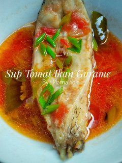 Foto resep Sup Tomat Ikan Gurame (MPASI 1 Tahun +)