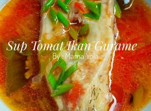 Foto resep Sup Tomat Ikan Gurame (MPASI 1 Tahun +)