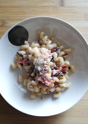 Foto di #433 Riccioli (o cellentani) con radicchio, ricotta e noci 🥬🥜