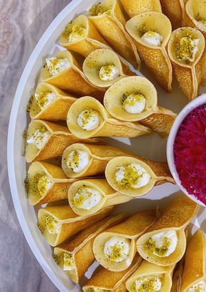 صورة لوصفة قطايف عصافيري