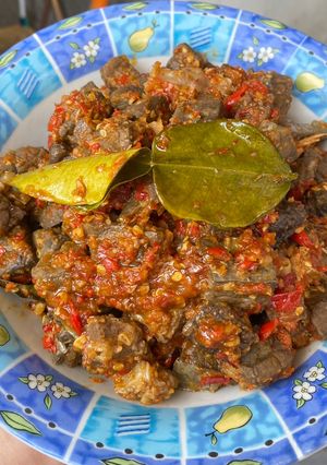 Foto resep Sambal paru sapi