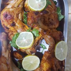 Tandoori chicken A picture of Tandoori chicken.