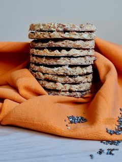 Una foto de Galletas de naranja saludables 🧡 🍊 🧡