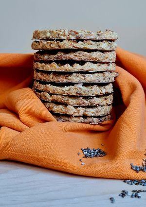 Una foto de Galletas de naranja saludables 🧡 🍊 🧡
