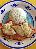 Congrio al horno con Arroz🍚🐟