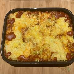 A picture of Vegetable pie (vegan cottage pie).