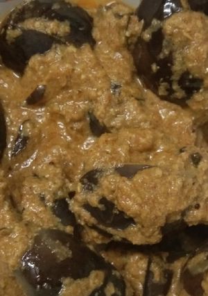A picture of Hyderabadi Baigara Baigan.