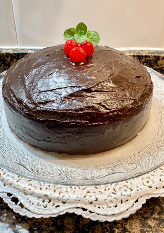 Una foto de Pastel de café y chocolate “sin gluten”