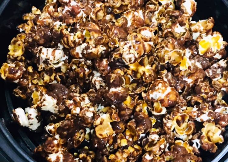 Recipe of Quick Homemade chocolate popcorns