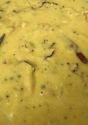 A picture of Papad ki kadhi.
