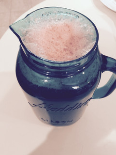 Una foto de Batido de col (repollo), zanahoria y naranjas