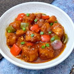 A picture of Chicken Manchurian.