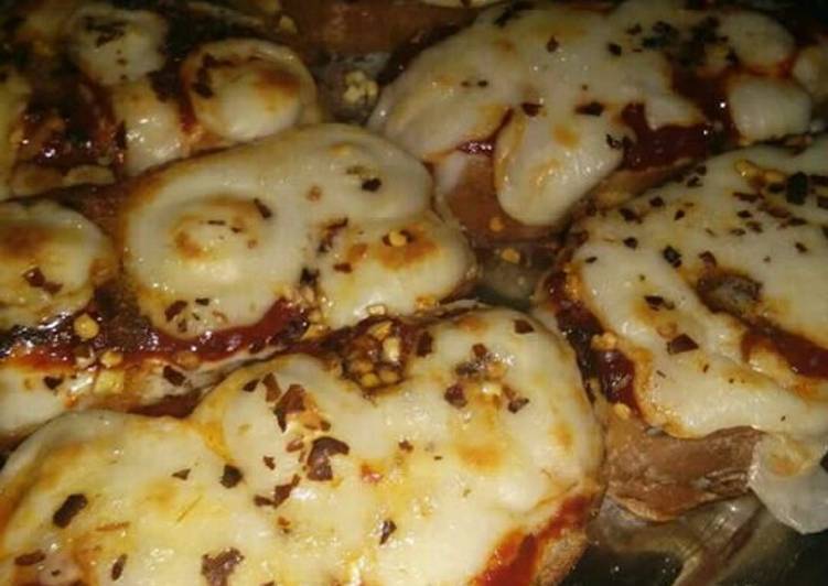 Recipe of Speedy Overloaded Cheesy Bruschetta