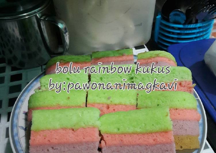 20# Bolu pelangi kukus