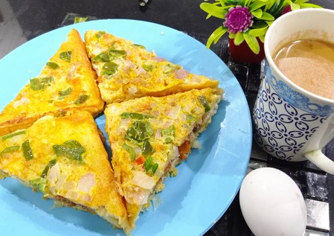 Recipe of Jamie Oliver Chicken filled egg sandwich ?