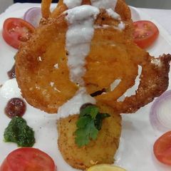A picture of Jalebi ki chaat.