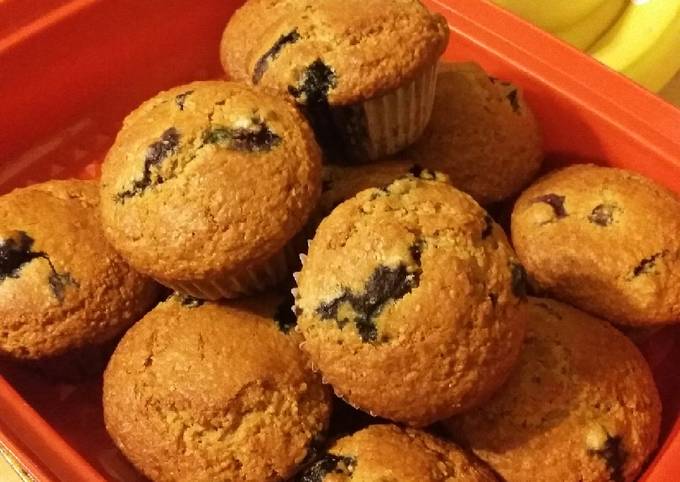 Recipe of Super Quick Homemade Blueberry Oat Bran Muffins