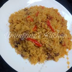 A picture of Jellof couscous.